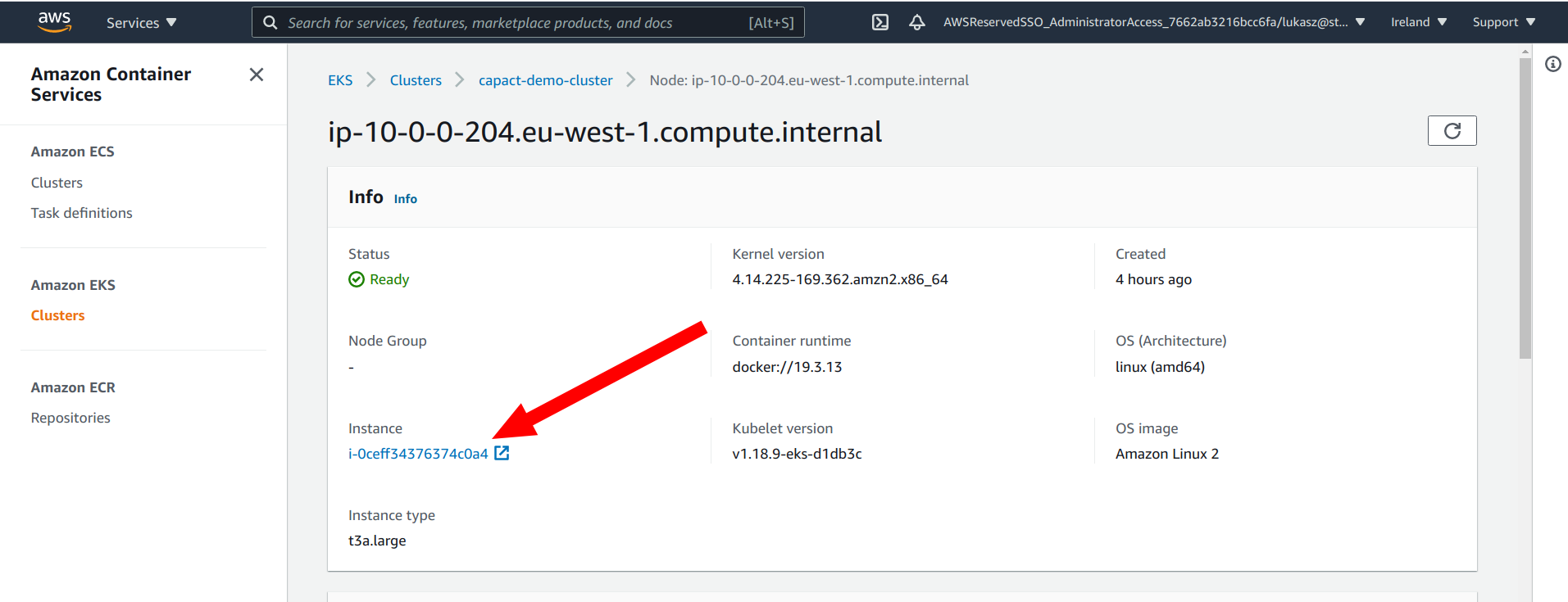 AWS Dashboard - worker